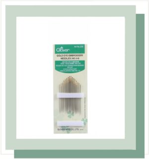 235 Clover Embroidery Gold Eye Sizes 3-9