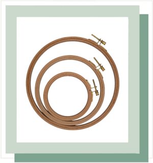 Beechwood Triple Set with 8, 6 and 4 Inch Hoops
